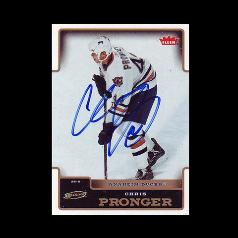 Chris Pronger Edmonton Oilers Autographed Card