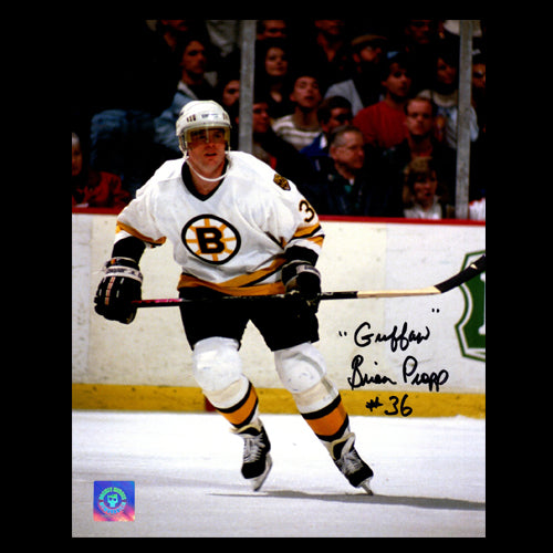 Brian Propp Boston Bruins Autographed and Inscribed 8x10 Photo