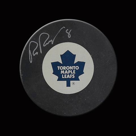 Rob Ramage Toronto Maple Leafs Autographed Puck