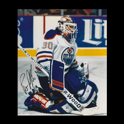Bill Ranford Edmonton Oilers Autographed Butterfly 8x10 Photo