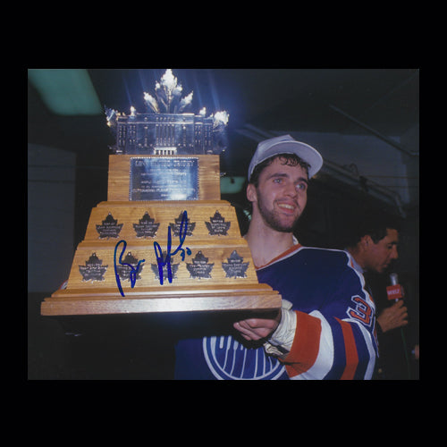 Bill Ranford Edmonton Oilers Autographed Conn Smythe 8x10 Photo