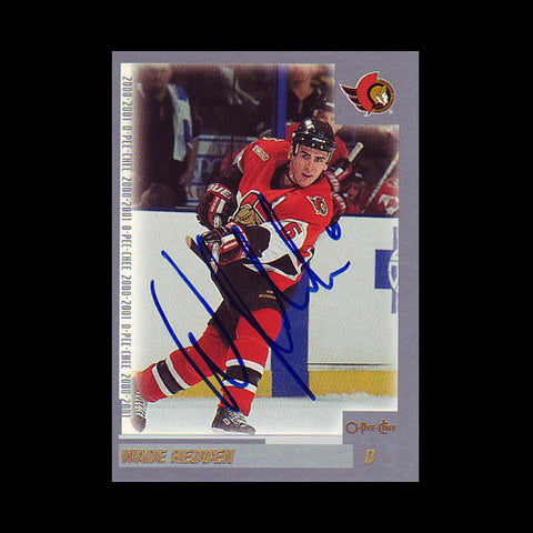 Wade Redden Ottawa Senators Autographed Card