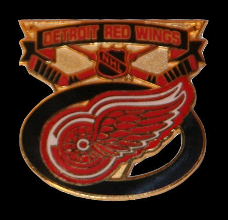 Detroit Red Wings Face-Off Pin