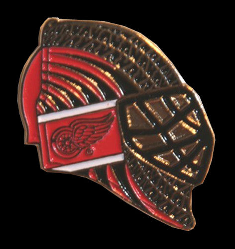 Detroit Red Wings Goalie Helmet Pin