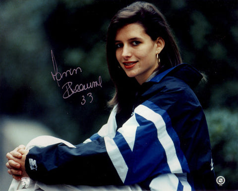 Manon Rheaume Tampa Bay Lightning Autographed Outdoors 8x10 Photo