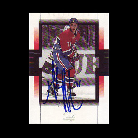 Mike Ribeiro Montreal Canadiens Autographed Card