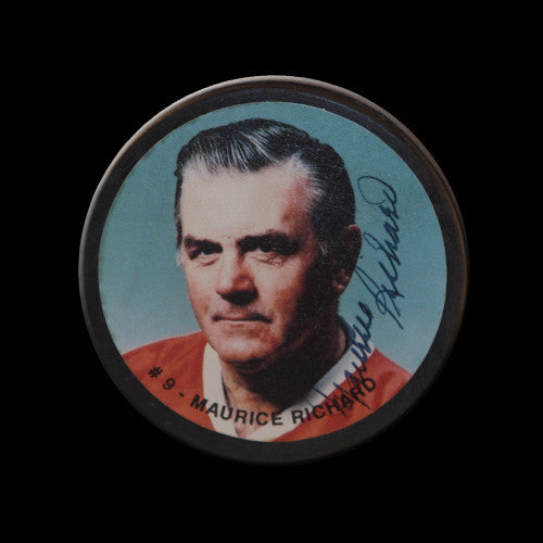 Maurice Richard Montreal Canadiens Autographed Puck