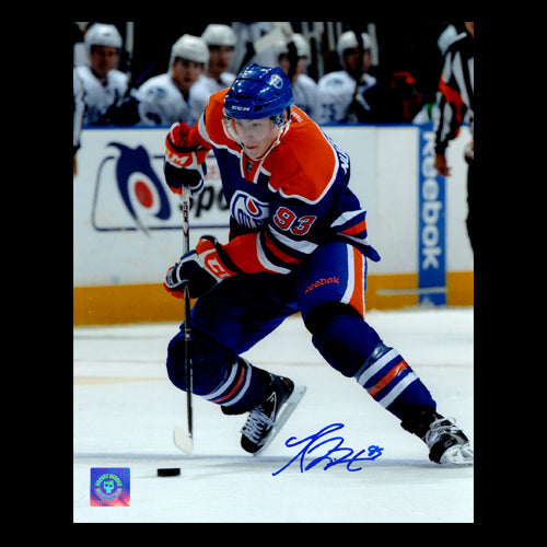 Ryan Nugent-Hopkins Autographed Edmonton Oilers 8x10 Photo