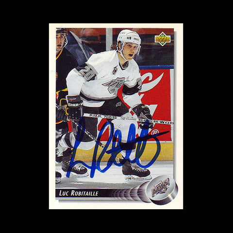Luc Robitaille Los Angeles Kings Autographed Card