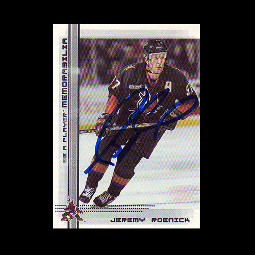 Jeremy Roenick Phoenix Coyotes Autographed Card