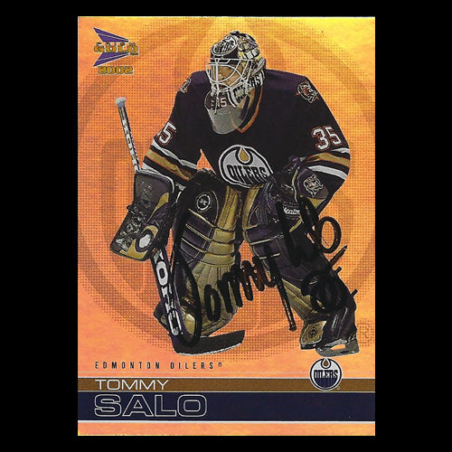 Tommy Salo Edmonton Oilers Autographed Card