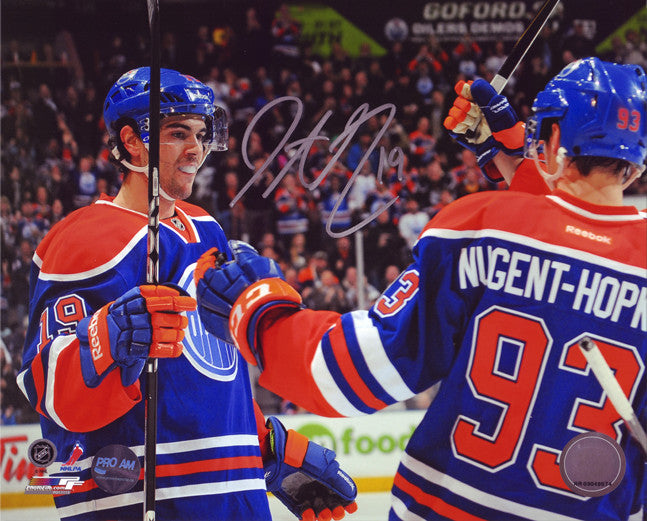Justin Schultz Edmonton Oilers Autographed Celebration 8x10 Photo - Clearance