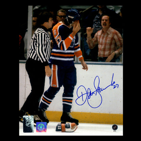 Dave Semenko Edmonton Oilers Autographed 8x10 Photo