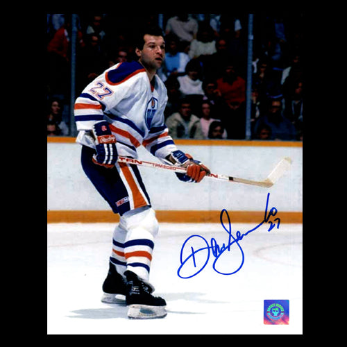 Dave Semenko Edmonton Oilers Autographed 8x10 Photo