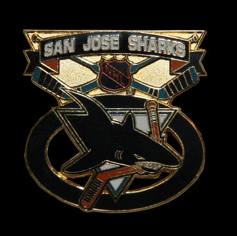 San Jose Sharks Face-Off Pin