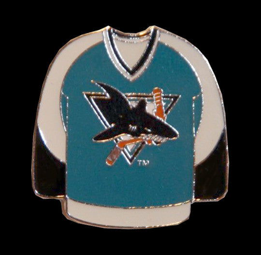 San Jose Sharks 1997-2007 Teal Jersey Pin