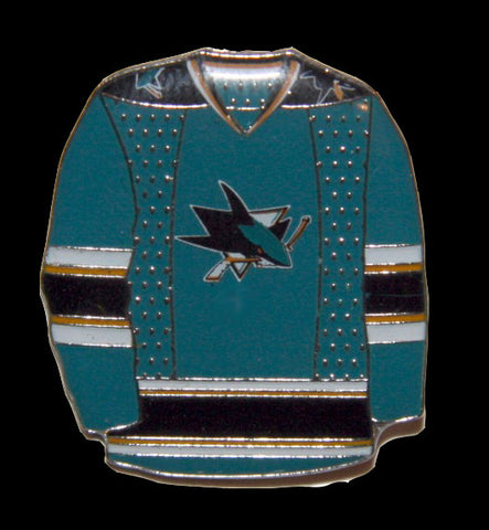 San Jose Sharks 2007-2013 Teal Jersey Pin