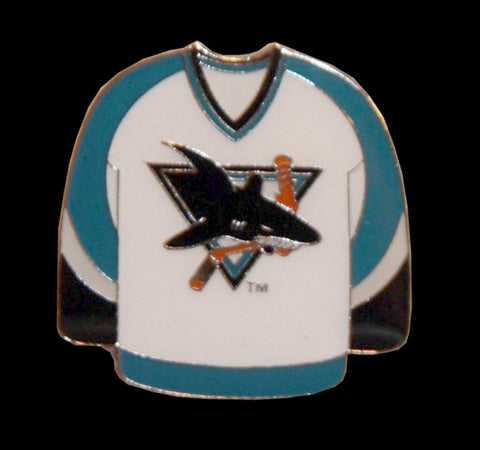 San Jose Sharks 1997-2007 White Jersey Pin