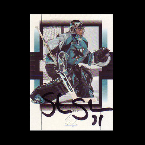 Steve Shields San Jose Sharks Autographed Card