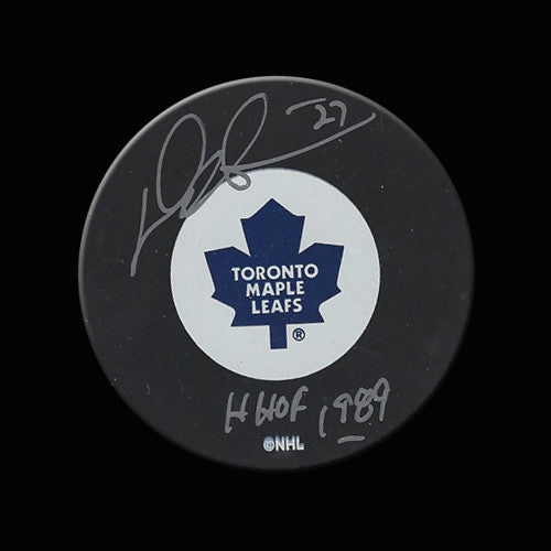 Daryl Sittler Toronto Maple Leafs Autographed Puck