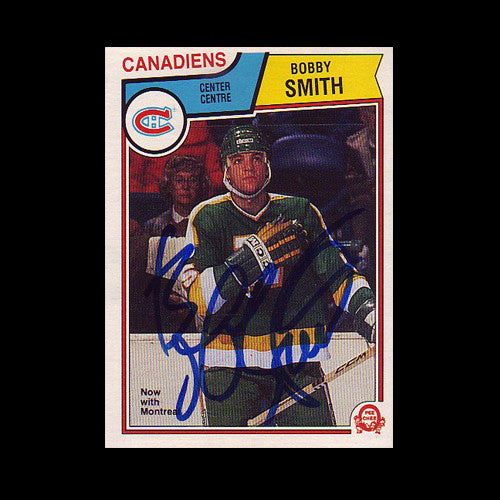 Bobby Smith Montreal Canadiens Autographed Card
