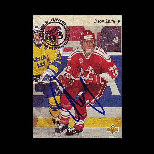 Jason Smith Team Canada Autographed Card