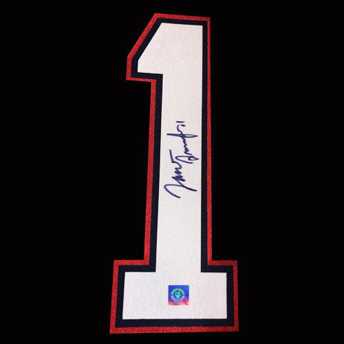 Jason Smith Autographed Edmonton Oilers Jersey Number