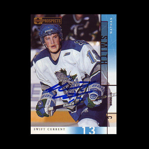 Nathan Smith Swift Current Broncos Autographed Card