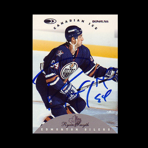 Ryan Smyth Edmonton Oilers Autographed Card