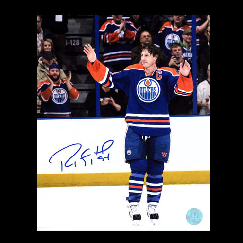 Ryan Smyth Edmonton Oilers Autographed Goodbye Wave 8x10 Photo