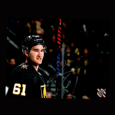 Mark Stone Vegas Golden Knights Autographed Close Up 8x10 Photo
