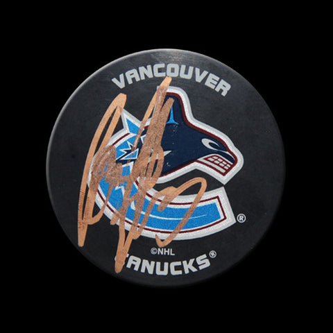 Brent Sopel Vancouver Canucks Autographed Puck