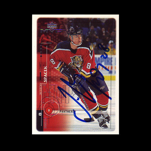 Jaroslav Spacek Florida Panthers Autographed Card