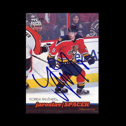 Jaroslav Spacek Florida Panthers Autographed Card