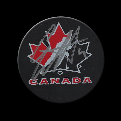Eric Staal Team Canada Autographed Puck