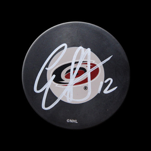 Eric Staal Carolina Hurricanes Autographed Puck