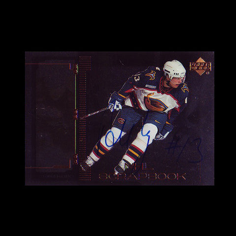 Patrik Stefan Atlanta Thrashers Autographed Card