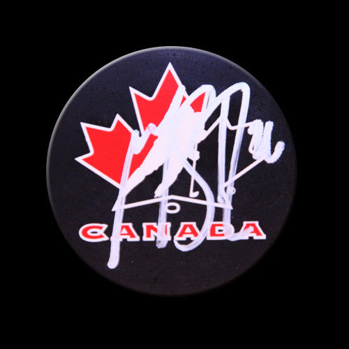 Martin St. Louis Team Canada Autographed Puck