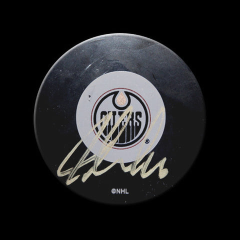 Jarret Stoll Edmonton Oilers Autographed Puck