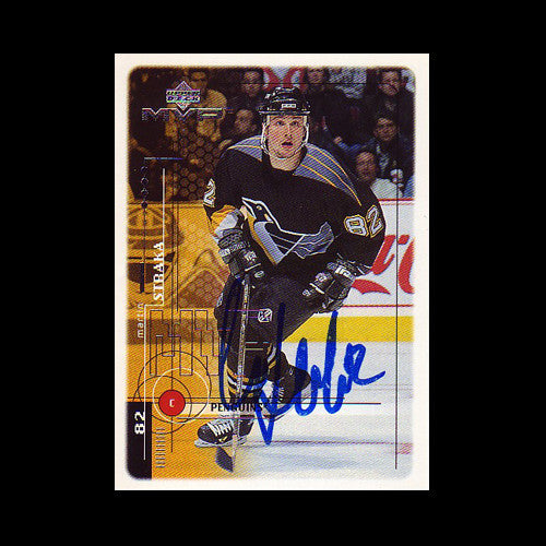 Martin Straka Pittsburgh Penguins Autographed Card