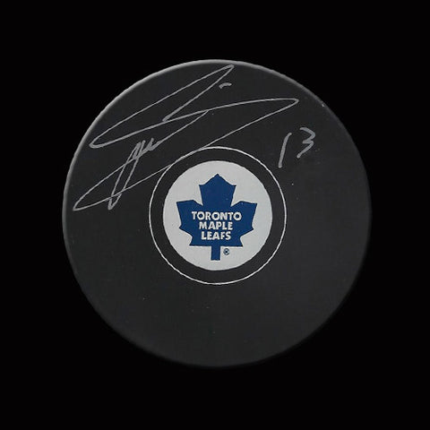 Mats Sundin Toronto Maple Leafs Autographed Puck