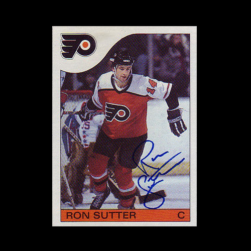 Ron Sutter Philadelphia Flyers Autographed Card