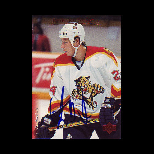 Robert Svehla Florida Panthers Autographed Card