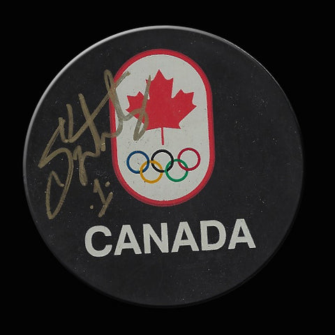 Shannon Szabados Team Canada Autographed Puck