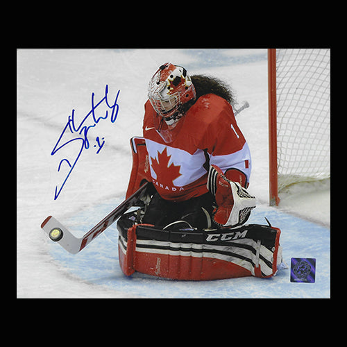 Shannon Szabados Team Canada Autographed Save 8x10 Photo