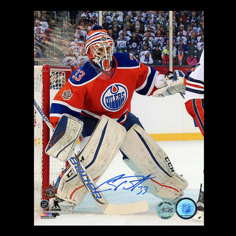 Cam Talbot Edmonton Oilers Autographed Winter Classic 8x10 Photo - Clearance