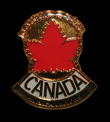 Team Canada 2002 Double Gold Alternate Logo Pin
