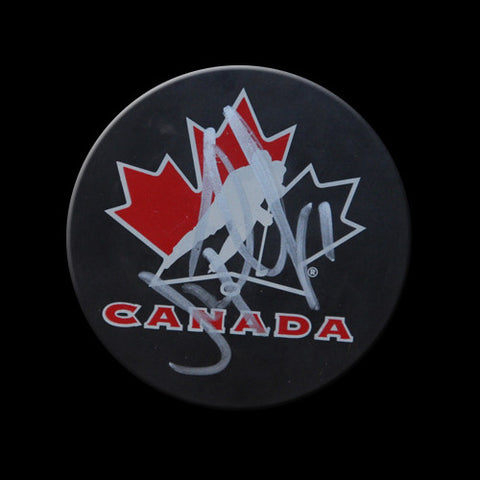 Jose Theodore Team Canada Autographed Puck