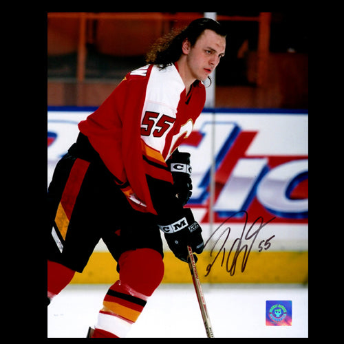 Rocky Thompson Calgary Flames Autographed 8x10 Photo