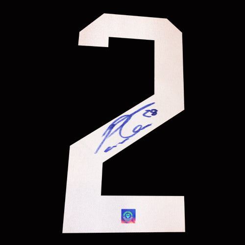 Patrick Thoreson Autographed Edmonton Oilers Jersey Number